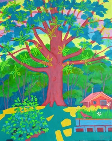 绘画 标题为“Magnolia” 由Margarita Felis, 原创艺术品, 丙烯