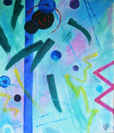 Malerei mit dem Titel "Noname8" von Margarita Felis, Original-Kunstwerk, Acryl