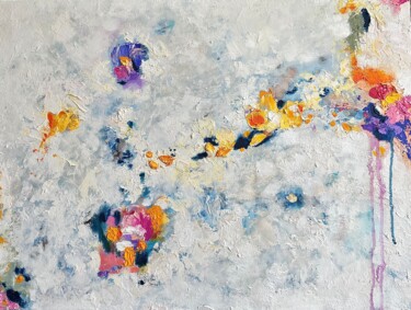 Pintura intitulada "Spring Waltz ,Neutr…" por Margarita Glambert, Obras de arte originais, Acrílico Montado em Armação em ma…