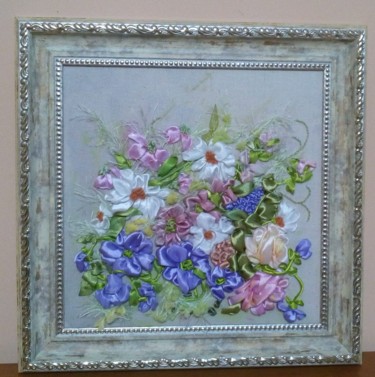 Artcraft titled "Embroidered picture…" by Margarita Kostova, Original Artwork, Home Décor