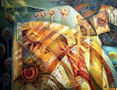 Pintura intitulada "Dream of a bird for…" por Margarita Malinovskaya, Obras de arte originais, Óleo