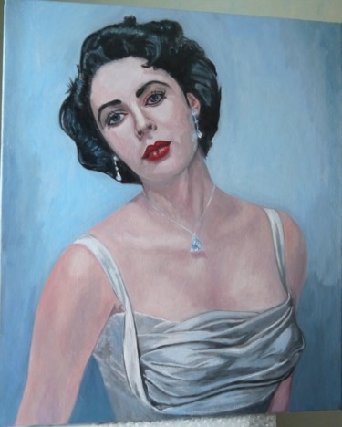 Peinture intitulée "Elizabeth." par Margarita Schleifer, Œuvre d'art originale, Huile