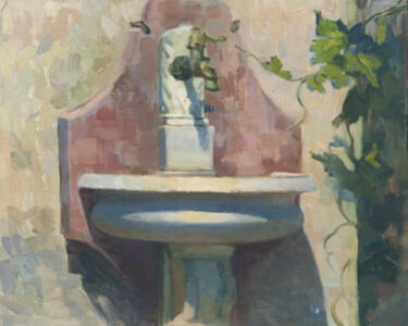 Schilderij getiteld "Italian sink" door Margarita Simonova, Origineel Kunstwerk, Olie