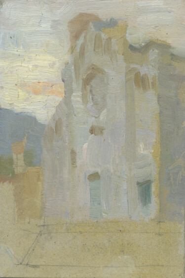 Pittura intitolato "Cathedral Duomo di…" da Margarita Simonova, Opera d'arte originale, Olio
