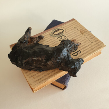 Γλυπτική με τίτλο "Tired. Rottweiler s…" από Margarita Simonova, Αυθεντικά έργα τέχνης, Πυλός