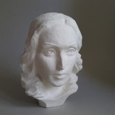 Скульптура под названием "Polina" - Margarita Simonova, Подлинное произведение искусства, Керамика