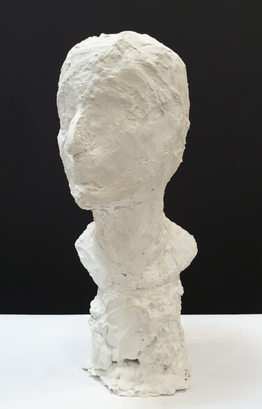 Sculpture intitulée "Ania" par Margarita Simonova, Œuvre d'art originale, Plâtre