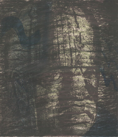 Incisioni, stampe intitolato "8-1, Stonehead: twi…" da Margarita Suliaeva, Opera d'arte originale, Litografia