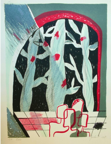 Incisioni, stampe intitolato "Danko - color litho…" da Margarita Suliaeva, Opera d'arte originale, Litografia