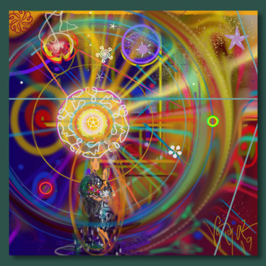 Цифровое искусство под названием "solar system" - Маргарита Витязь, Подлинное произведение искусства, Цифровая живопись