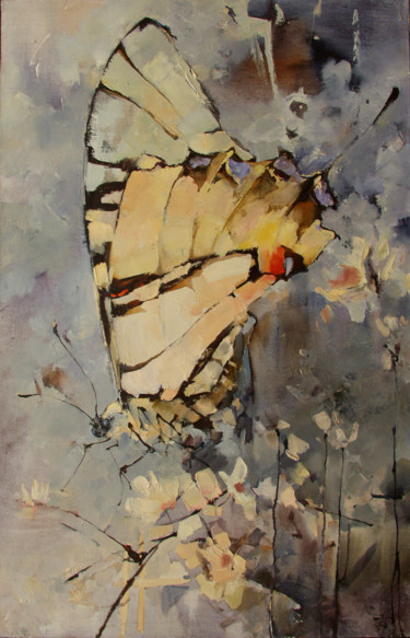 Painting titled "сердитка" by Tatyana Barinova, Original Artwork, Oil