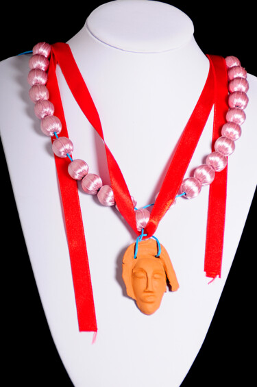 Design titled "Pink art work penta…" by Margia Tasanataki, Original Artwork, Jewelry