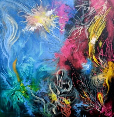 Peinture intitulée "Light of the world" par Margo Tartart, Œuvre d'art originale, Huile