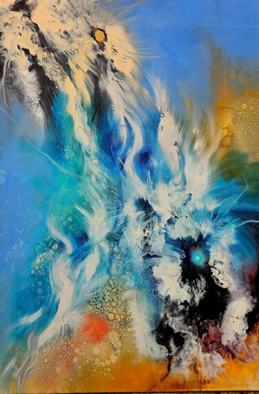 Malerei mit dem Titel "Milky Way /2" von Margo Tartart, Original-Kunstwerk, Öl