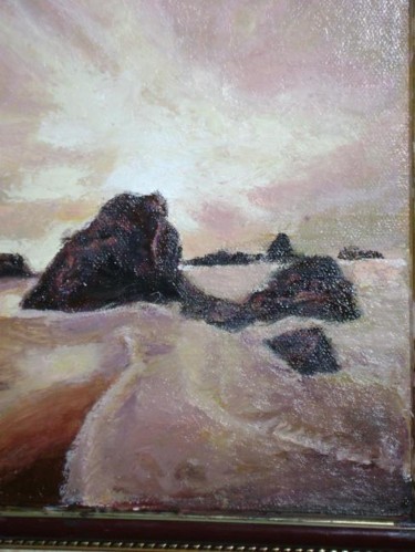 Картина под названием "берег моря" - Марго, Подлинное произведение искусства