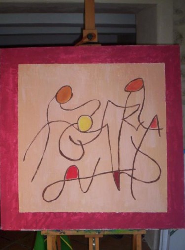 Painting titled "Mouvements" by Sandra Cuomo, Original Artwork
