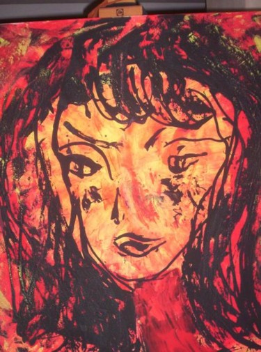 Painting titled "Manga" by Sandra Cuomo, Original Artwork