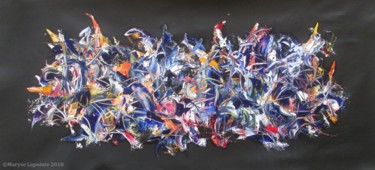 Pintura titulada "A Capella Glissando…" por Maryse Lapointe, Obra de arte original, Oleo