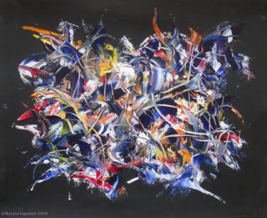 제목이 "A Capella Glissando…"인 미술작품 Maryse Lapointe로, 원작, 기름