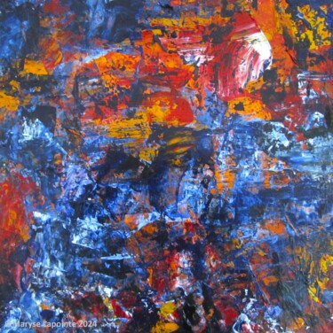 Pittura intitolato "Aube" da Maryse Lapointe, Opera d'arte originale, Acrilico