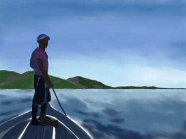 Madagascar Digitale Künste mit dem Titel "Madagascar" von Marguerite Vrp, Original-Kunstwerk, Digitale Malerei