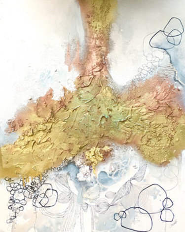 Painting titled "Assomption de Rio" by Margot Tomaszewska, Original Artwork, Acrylic