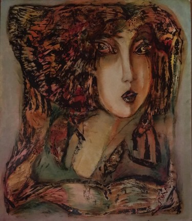 Peinture intitulée "Portrait" par Mariam Hambaryan, Œuvre d'art originale, Huile