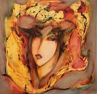 Peinture intitulée "Portrait" par Mariam Hambaryan, Œuvre d'art originale, Huile