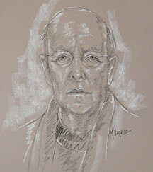 Drawing titled "Portrait d'homme" by Marguerite Vanasse (Fleur'Art Maggie), Original Artwork, Other