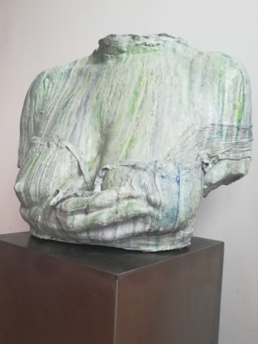 Sculpture intitulée "Ne me touche pas" par Mari-Naïg Pouliquen, Œuvre d'art originale