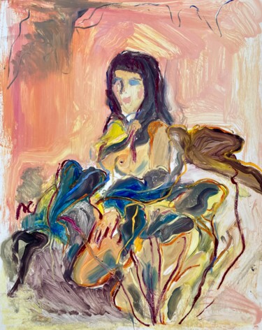 Peinture intitulée "Fatma" par Mari Skakun, Œuvre d'art originale, Huile
