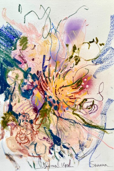 Pittura intitolato "Spring flowers" da Mari Skakun, Opera d'arte originale, Aerografo