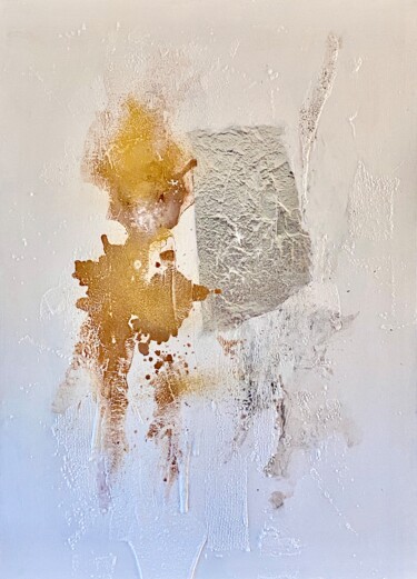 Pintura titulada "INÍCIO" por Maria Antónia Santos, Obra de arte original, Acrílico Montado en Bastidor de camilla de madera