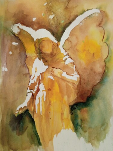 L' Angelo Painting titled "L' Angelo" by Maria Assunta Albini, Original Artwork, Ink