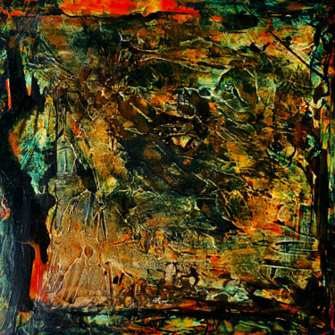 Malerei mit dem Titel "in der Ruhe liegt d…" von Maria Batongbakal, Original-Kunstwerk, Acryl