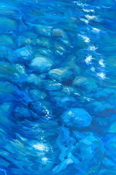 Картина под названием "Andewater world" - Maria Bobrovskaya, Подлинное произведение искусства, Масло