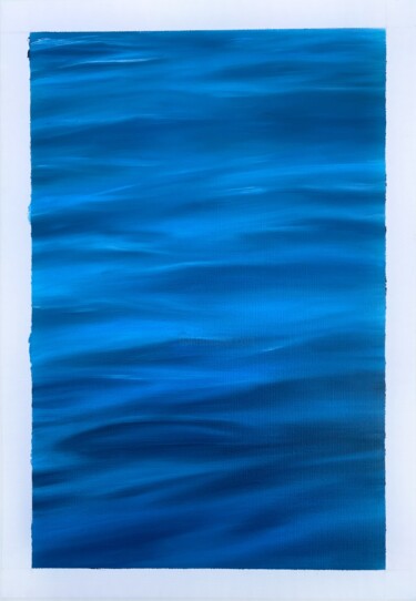 绘画 标题为“Blue ocean” 由Maria Bobrovskaya, 原创艺术品, 油