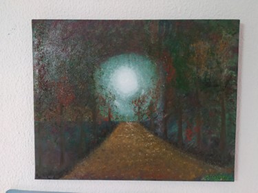 Pintura intitulada "Find Your Light" por Maria C. Cristina, Obras de arte originais, Óleo