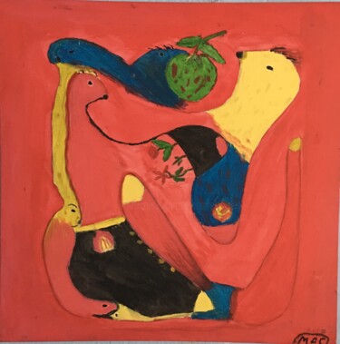 제목이 "A bota e a mulher"인 미술작품 Maria De Lourdes De Castro Rodrigues로, 원작, 기름