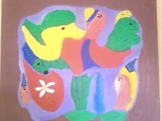 Pintura intitulada "A Paz do Vale" por Maria De Lourdes De Castro Rodrigues, Obras de arte originais, Óleo