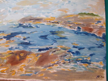 Painting titled "dscn0020.jpgLa playa" by María Del Mar González Macia, Original Artwork, Acrylic