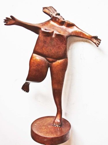 Sculpture intitulée "LA SURPRISE de Bern…" par Maria Elena Thiery, Œuvre d'art originale, Métaux