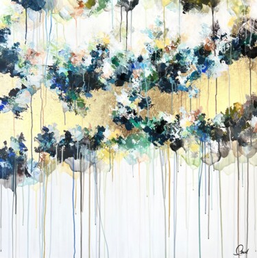 Картина под названием "Abstract symphony" - Maria Esmar, Подлинное произведение искусства, Акрил Установлен на Деревянная ра…