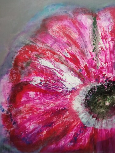 Pittura intitolato "Living flower" da Maria Gomon, Opera d'arte originale, Acrilico