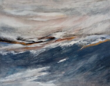 Pittura intitolato "Wave" da Maria Gomon, Opera d'arte originale, Acrilico