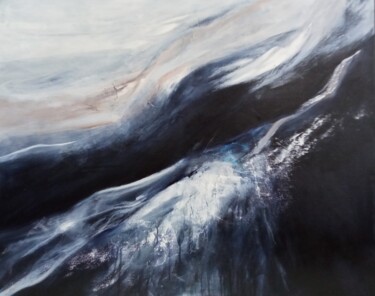 Peinture intitulée "North sea" par Maria Gomon, Œuvre d'art originale, Acrylique