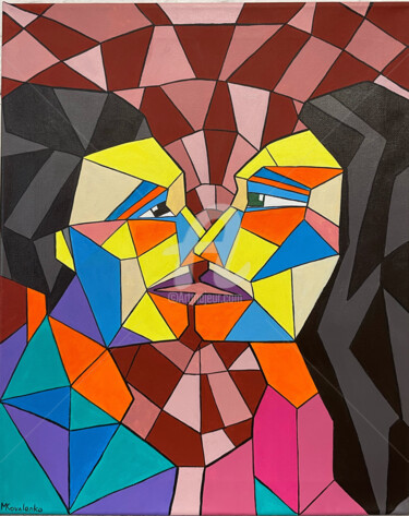 Картина под названием "«Близость»" - Мария Коваленко, Подлинное произведение искусства, Акрил Установлен на Деревянная панель