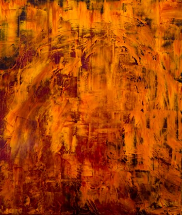 Malerei mit dem Titel "Atreverse R" von Maria Lucrecia Serrat, Original-Kunstwerk, Öl Auf Keilrahmen aus Holz montiert