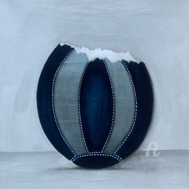 Картина под названием "Blueberry" - Maria Lundsten, Подлинное произведение искусства, Акрил