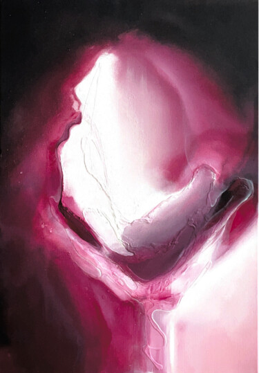 Картина под названием "Feminine energy. Ab…" - Maria Mindal, Подлинное произведение искусства, Акрил Установлен на Деревянна…